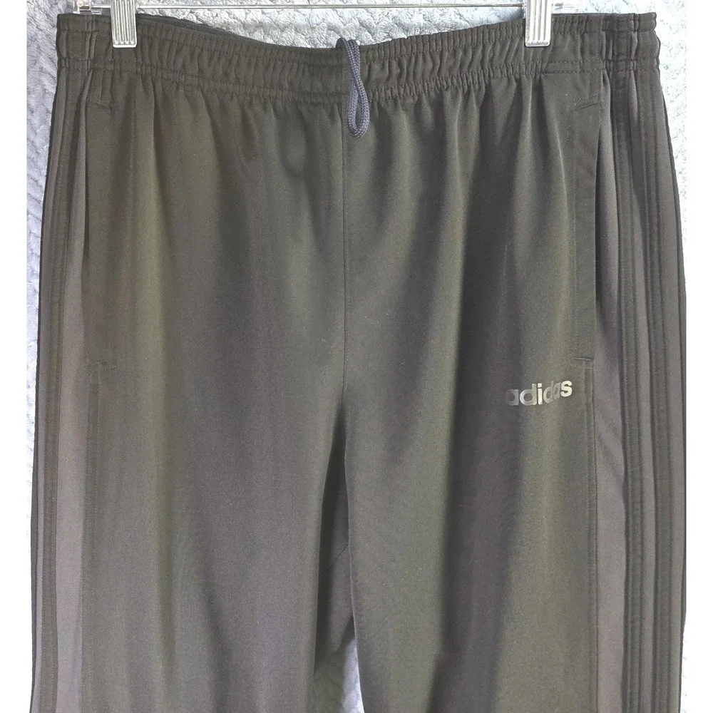 Adidas Primegreen Mens XL Black Track Pants Ankle Zip‎ Soccer Joggers FL4870